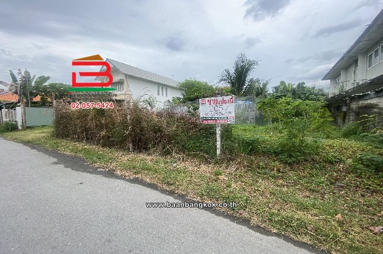 ที่ดินเปล่า ซอยลาดพร้าว 101 แยก 42 (เทพทวี 3) เนื้อที่ 205 ตร.ว แขวงคลองจั่น เขตบางกะปิ กรุงเทพมหานคร