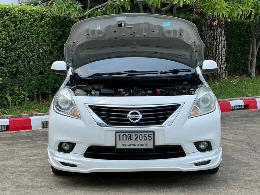 Nissan Almera 1.2VL AT ปี2012 สีขาว🔥🔥ราคา 129,000 บาท🔥🔥- ไมล์ 17x,xxx Km. รูปย่อยที่ 2