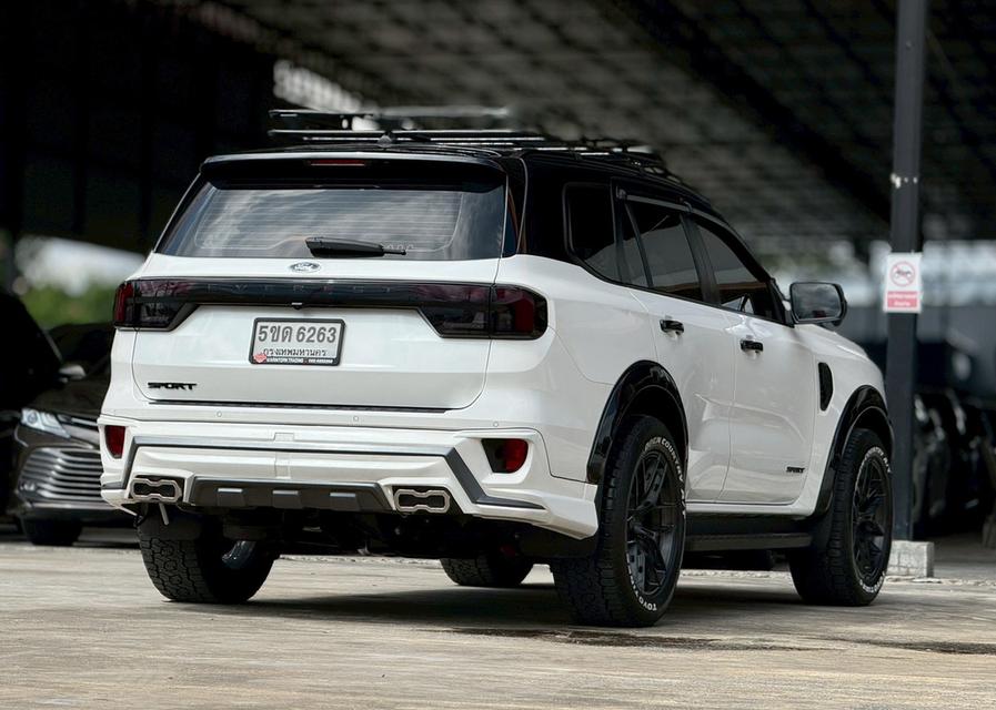ปี 2024 FORD EVEREST, 2.0 TURBO SPORTโฉม ปี22-ปัจจุบัน สีขาว มือเดียวป้ายแดง รูปที่ 6