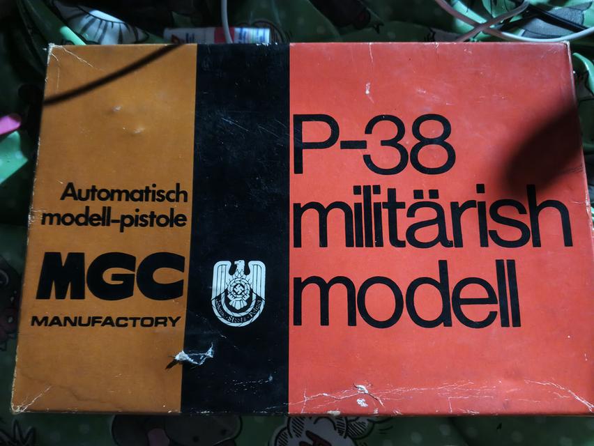 ปืนโมเดลแก๊ปกัน cap gun mgc walther p38 Japan🇯🇵 (โหละ)