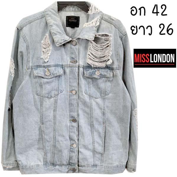 MISS LONDON สีอ่อน แต่งขาดเยอะ ๆ เท่ ๆ ช ญ ใส่ได้