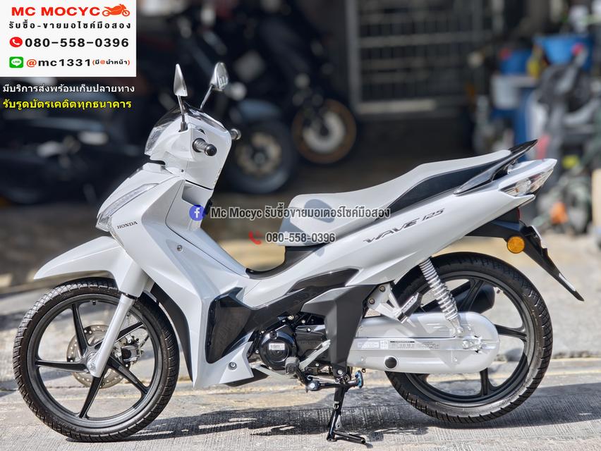 Wave 125i 2025 วิ่ง900โล รถ2เดือน ซื้อสดรถบ้านมือเดียว เล่มเขียวชุดโอนครบ No1276 6