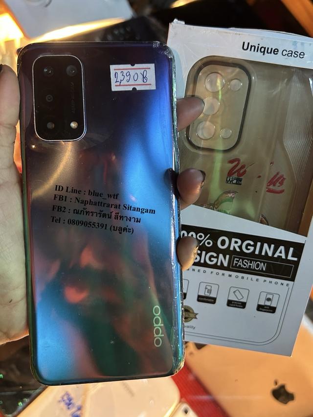 OPPO A74 5G Rom128 Ram6 กล้อง4เลนส์ สภาพสวย ใช้งานปกติ ได้ทุกซิม มีเคสให้