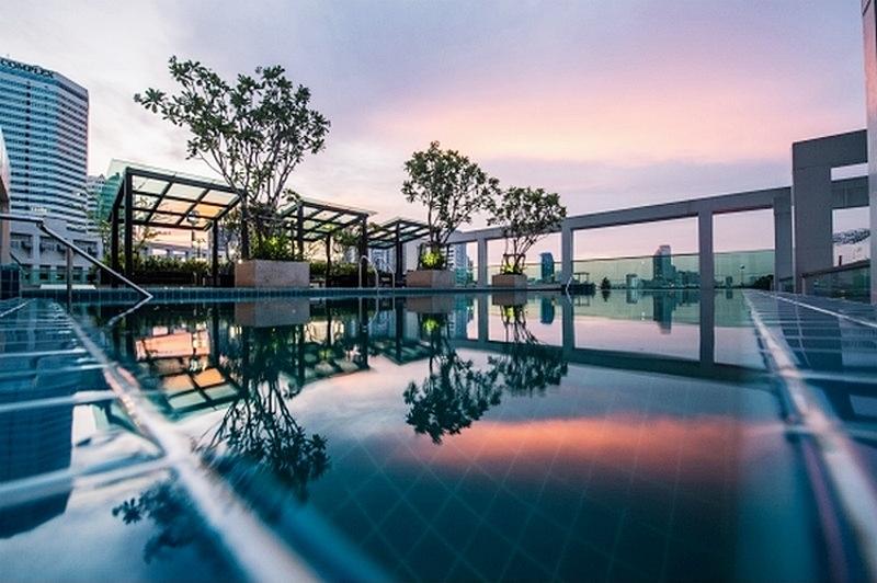 Condo TC Green Rama 9 ใกล้รถไฟฟ้า MRT พระราม 9 มีหลายห้อง ชั้นสูง วิวสวย คัดตำแหน่งห้องดีที่สุด ตกแต่งครบ 8