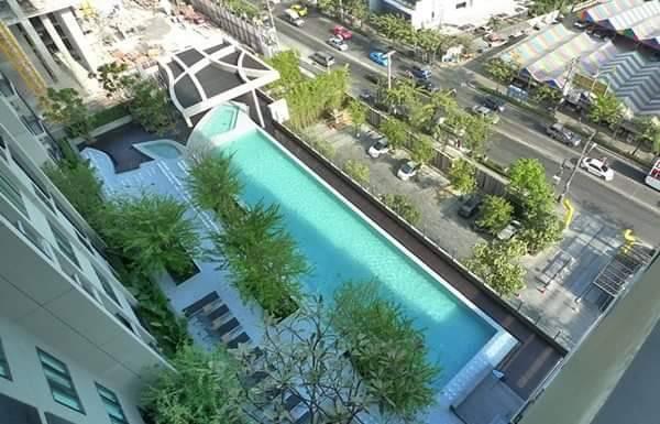 ขายคอนโดห้องสวย ติดถนนใหญ่ อ่อนนุช ใกล้ห้างโลตัส ใกล้บีทีเอสมากๆ  Nice condo studio sale Sukhumvit77 รูปที่ 13