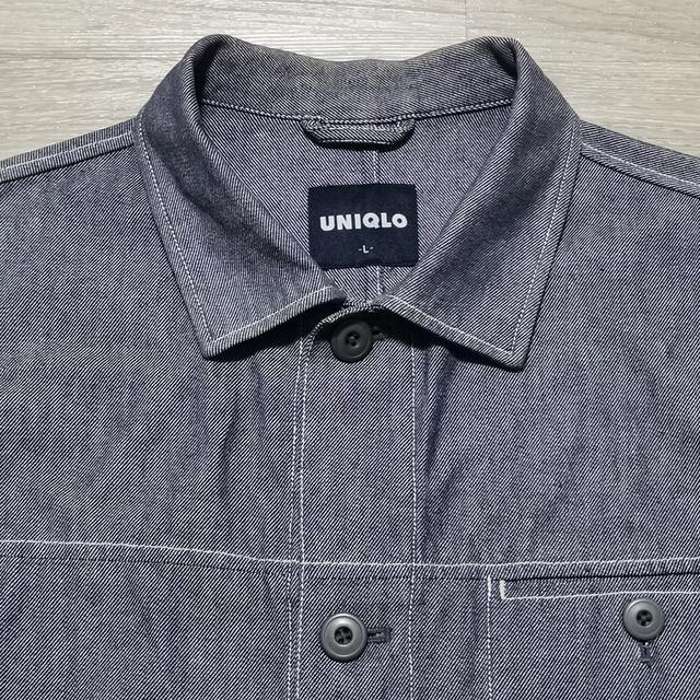 UNIQLO Denim Work Shirt เสื้อคลุมยีนส์ทรงช่าง เ