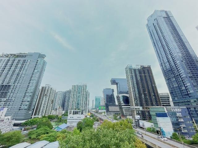 ขายห้องสตูดิโอ ขนาด 31.9 ตรม. ชั้น8 คอนโดPG พระราม9 อาคารB เป็นห้องมุม ฮวงจุ้ยดี วิวพาโนรามา วิวสระ+วิวสวน+วิวเมือง(เซ็นทรัล พระราม9) 4