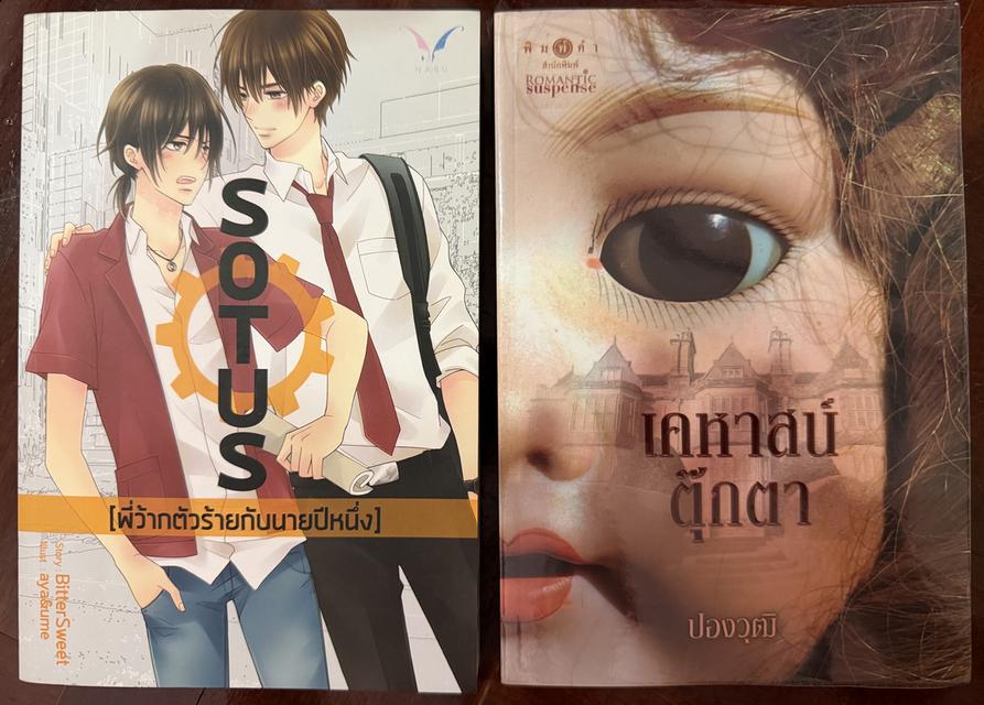 ขายหนังสือนิยาย Set My Hero วีรบุรุษสุดที่รัก, สร้อยสะบันงา, ธาดากุสุมา, พรหมพยศกบฏหัวใจ, ตราบาปสามหัวใจ, วิวาห์เพลิง,กุหลาบรัตติกาล, Sotus the series