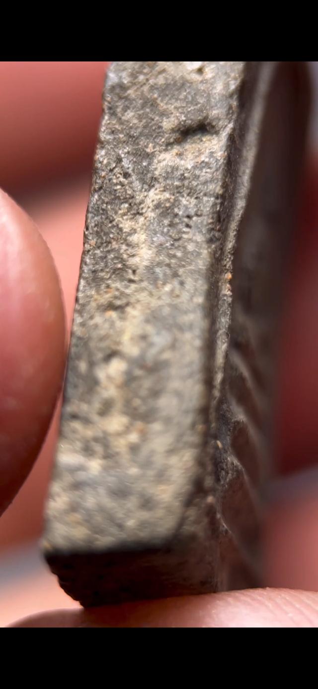 พระสมเด็จหลวงปู่นาคเนื้อผงใบลานพิมพ์เทวดาพระคะแนน รูปที่ 6