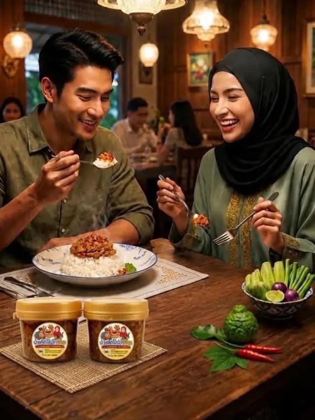 น้ำพริกไข่ปูม้ารสชาติเผ็ดกลมกล่อม อร่อย 1 ขุด มี 4 กระปุก ผลิตโดยชาวประมงเรือเล็ก ธนาคารปูม้า รูปที่ 2