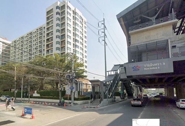 ย่านเซ็นทรัล รามอินทรา 1.7 กม.ทำเลดี ริมถนน .MRTรามอินททรา3 1.42 กม. MRTลาดปลาเค้า 280 ม. ขายที่ดินถมแล้ว 200ตร.วา. 5