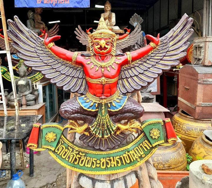 พญาครุฑ ครุฑธนาคาร แขวนผนัง ขนาด70ซม 3