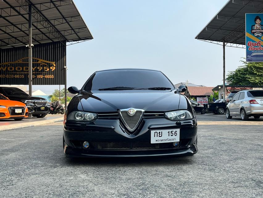 Alfa 156. สีดำ 2.0 ts. Selespeed ปี 2000