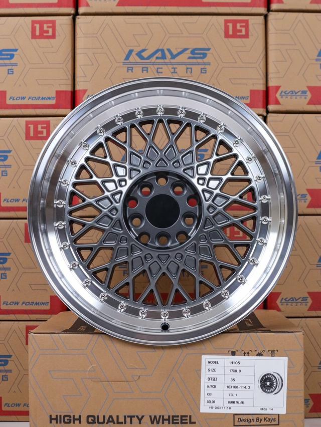 ล้อใหม่17×8 ใส่ได้5/1005/114.3 4/100 /1114.3ออฟ