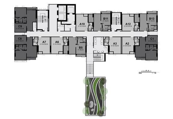 เจ้าของปล่อยเช่า คอนโด Rhythm Asoke 1 ชั้น 33 ห้องสตูดิโอ 22.5 ตรม. วิวสระว่ายน้ำ+เมือง 19