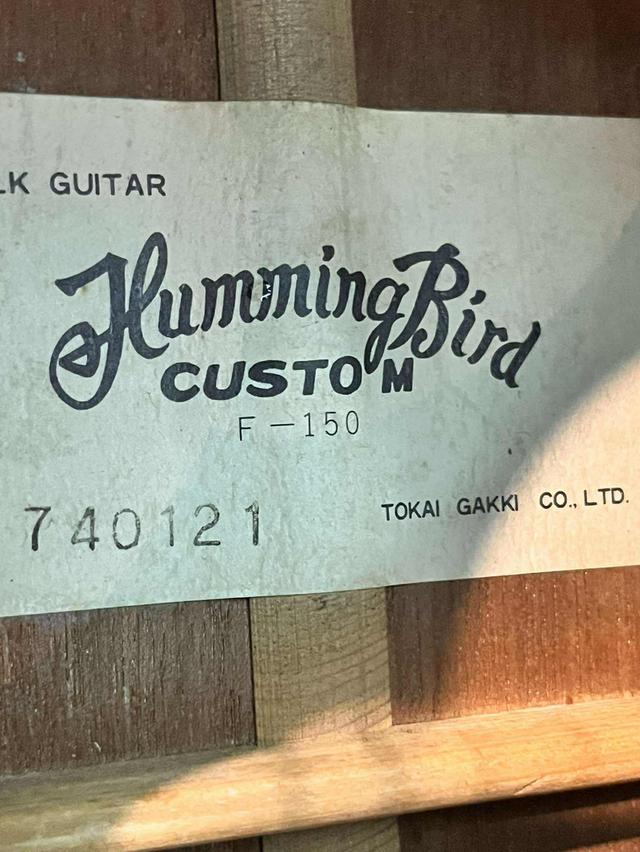 Hummingbird customF150 japan 4