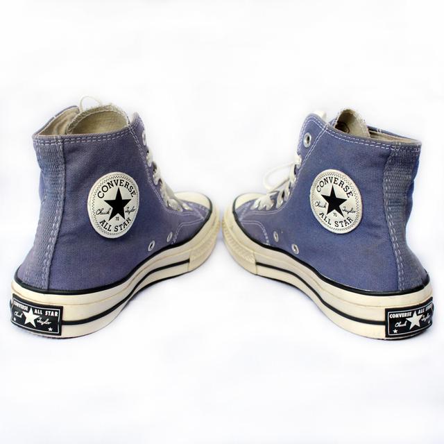 CONVERSE ผ้าใบหุ้มข้อมือสอง สีกรม สภาพเหมือนใหม่ จัดส่งฟรี!!! เก็บปลายทาง 7