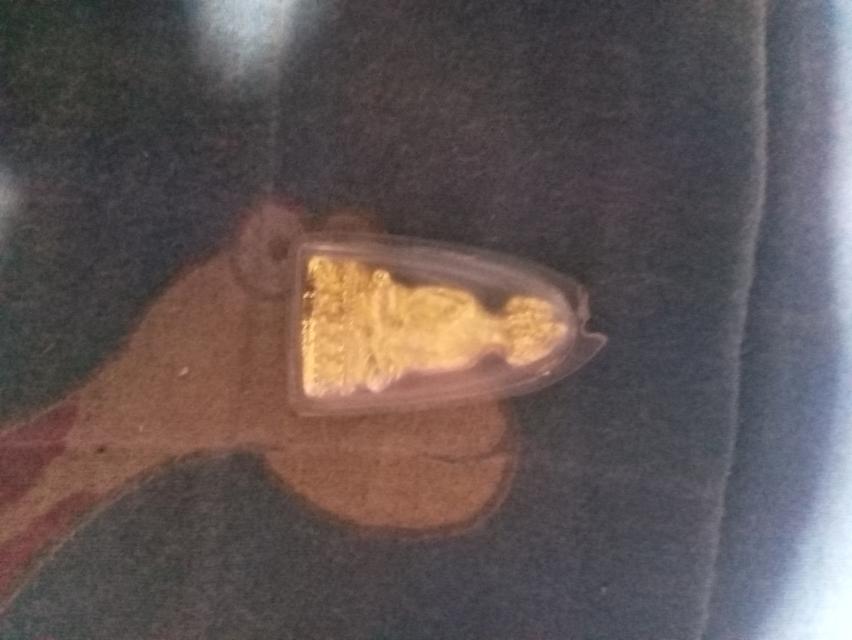 รูปหล่อพระเศรษฐีนวโกฏิ เนื้อกะไหล่ทอง รูปที่ 2