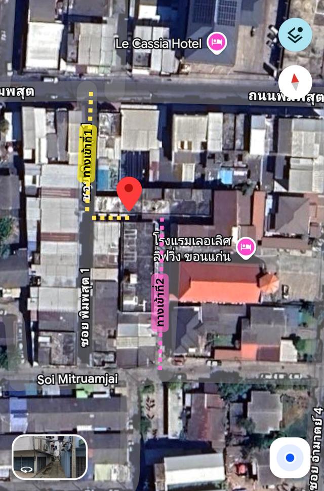 📢ขายตึก 3ชั้น ทำเลกลางเมืองขอนแก่น ใกล้สถานศึกษาชื่อดัง เดินทางสะดวก เข้า-ออก ได้หลายเส้นทาง 4