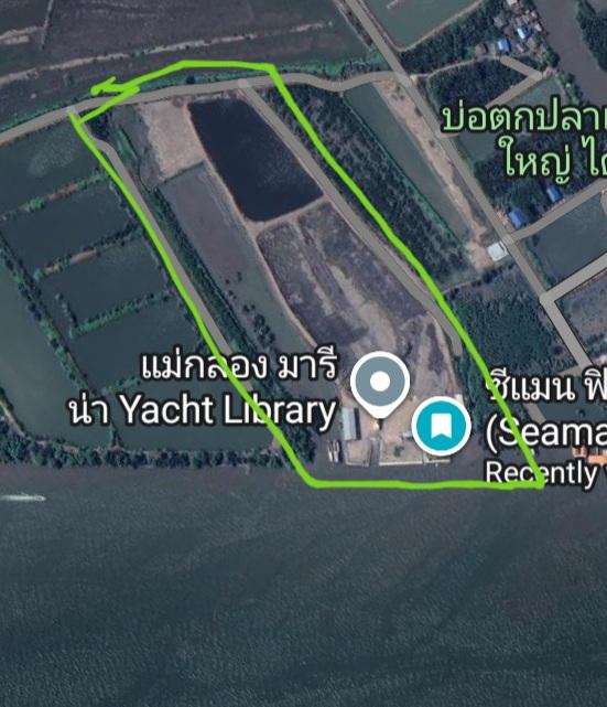 ที่ดินริมแม่น้ำแม่กลอง ปากอ่าว ติดทะเล 4