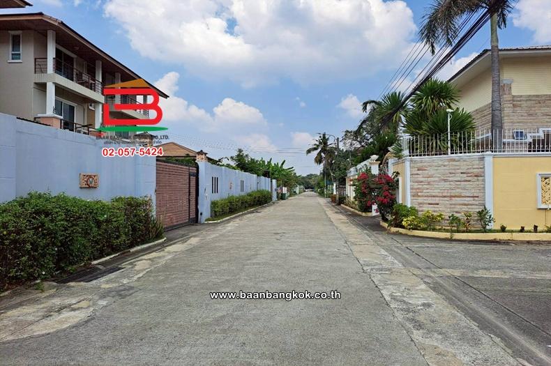 ที่ดินเปล่า เนื้อที่ 210 ตร.ว. หมู่บ้านเปรมวดี (พุทธมณฑลสาย 3 ซอย 19) ถนนพุทธมณฑลสาย 3 แขวงบางระมาด เขตตลิ่งชัน 7