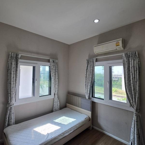 ให้เช่าบ้านแฝดสไตล์บ้านเดี่ยว 2 ชั้น พร้อมอยู่ ทำเลพระราม 9 - อ่อนนุช ตกแต่งครบ Tel 092850905ห้า 7