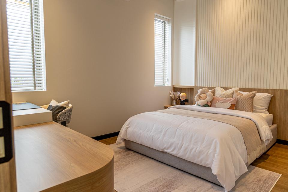 🏡🎉 Pool Villa ในโครงการใหม่ บ้านสไตล์โมเดิร์น Type Olive ตกแต่งพร้อมอยู่ #หางดง - ราคาเริ่มต้น 7.48 ล้านบาท 🔥新建房屋出售 3 卧室 4 卫生间 - 价格 7.48 MB 🔥 15