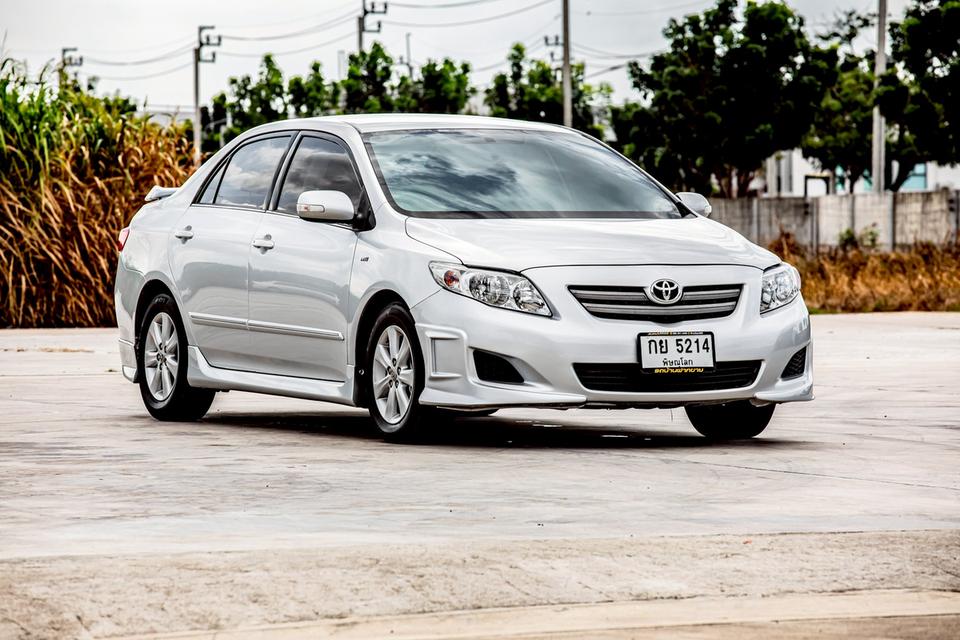 Toyota Altis 1.6E ปี 2009 เกียร์ออโต้ สีเทา สวยสภาพดี