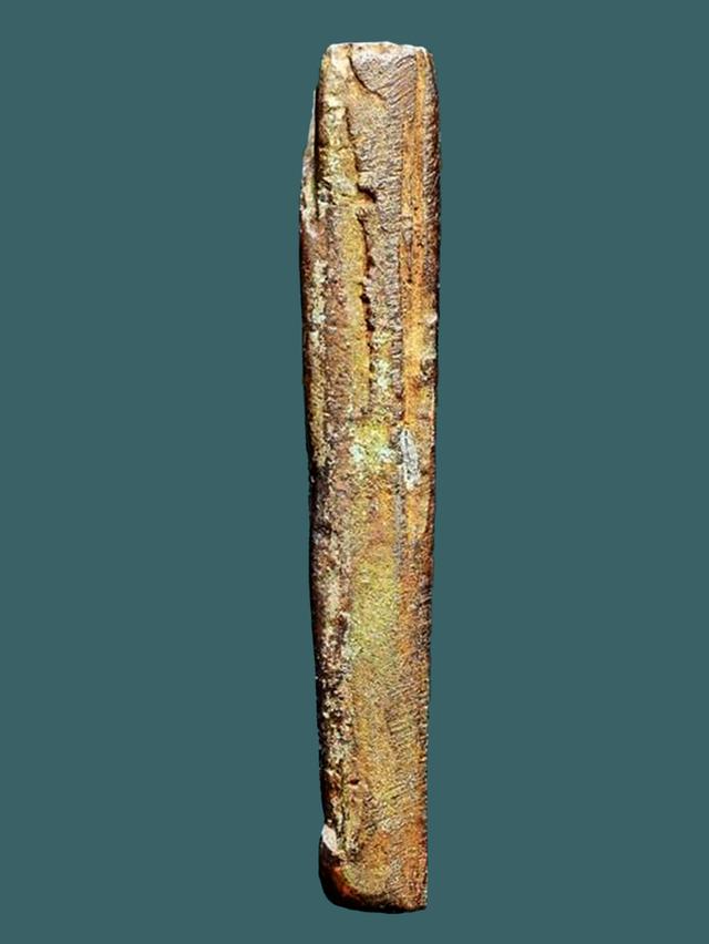 เหรียญหล่อโบราณ หนุมานแบกแท่น หลวงปู่ศุข หลังมีจาร...สวยแชมป์ รูปที่ 5