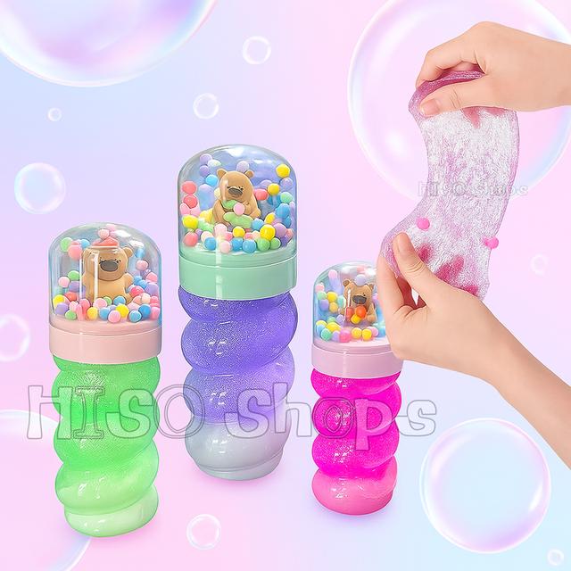 สไลม์คาปิบาร่าสุดคิ้วทึ! เนื้อนุ่มฟู เด้งดิ้ง เล่นเพลินเกินต้าน ปลอดภัยมี มอก. พร้อมกลิ่นหอมผ่อนคลาย สร้างความสุข & คลายเครียดได้จริง!