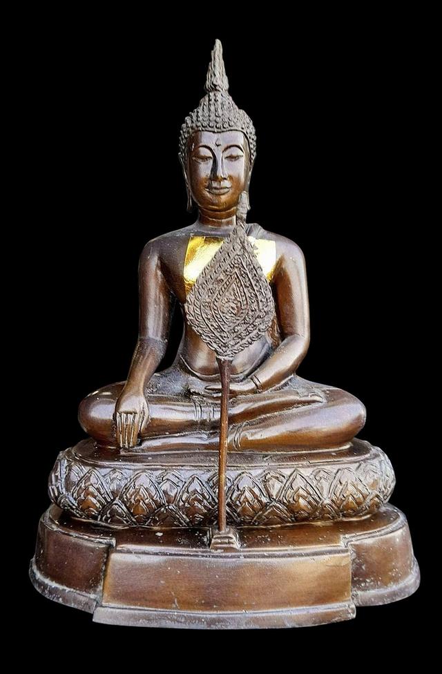 พระบูชา หลวงพ่อโต พระไตรรัตนนายก หน้าตัก5นิ้ว วัดท่าทองน้อย จังหวัดพิษณุโลก