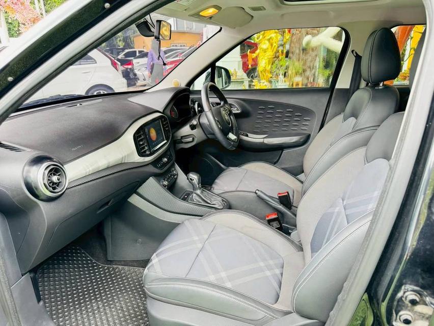MG 3 ตัว V Sunroof เครื่อง1.5cc.AUTOปี 2021 -หลังคา Sunroof i-Smart เบาะหนังกึ่งผ้า ครูซคอนโทรล กล้องมองหลัง  ช่วงล่าง Euro Tuning -fulloption 8