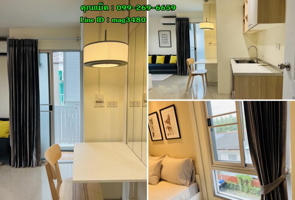 คอนโด อัสสกาญจน์ ซิตี้ รามคำแหง ติดรถไฟฟ้าสีส้ม เคหะรามคำแหง ขนาด 23.5 ตารางเมตร ห้องมุม ชั้น3 ตกแต่งครบ 3