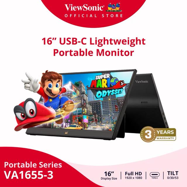 จอพกพา viewsonic va1655 15.6 นิ้ว