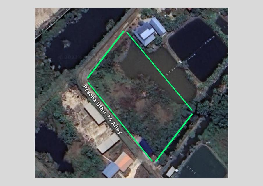 ขายที่ดิน 3 ไร่ ซอยประชาอุทิศ 76 บรรยากาศสงบ เหมาะอยู่อาศัยหรือทำสวน 1