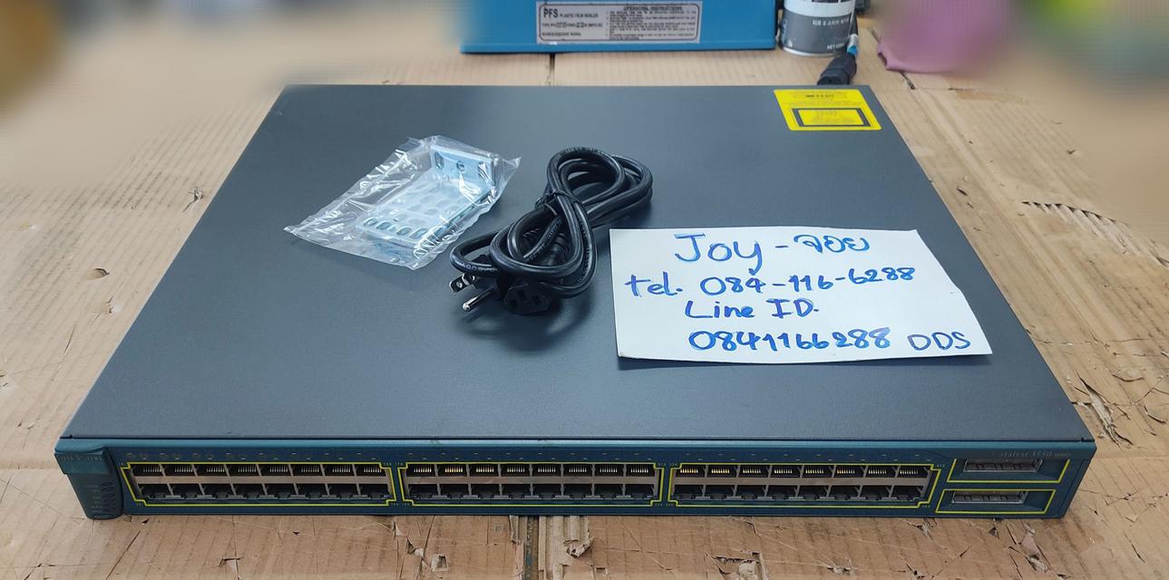 Cisco WS-C3550-48-EMI มือสอง ทดสอบแล้ว ประกัน 1 ปี จากผู้ขาย