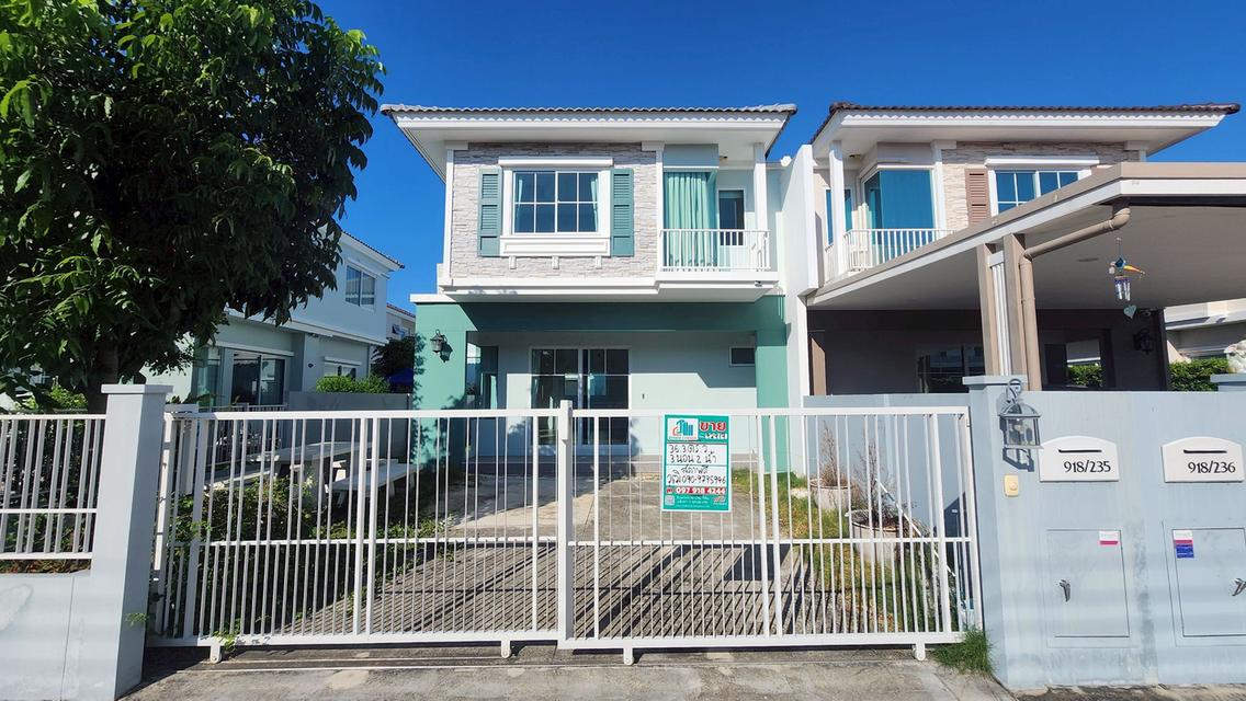 ขายบ้านแฝด 2 ชั้น โครงการวิลลาจจิโอ ประชาอุทิศ 90 (Villaggio Prachauthit 90) บ้านสวยราคาดี ขายขาดทุน ต่ำกว่าซื้อจากโครงการ! 🏡 1