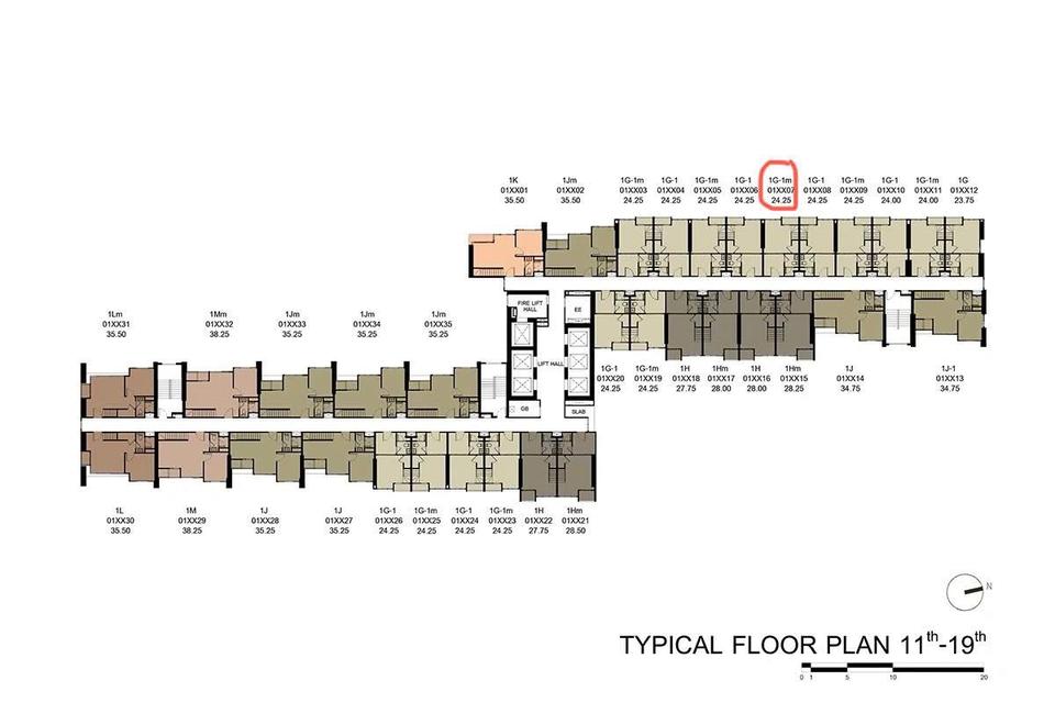 ขายใบจองคอนโด Xelf by sansiri ห้อง Loft ชั้น 13 (12A) 3