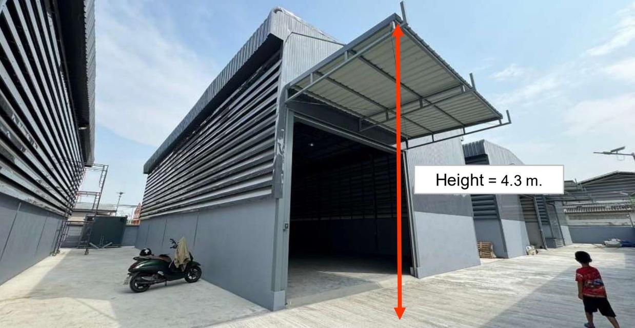 ให้เช่าโกดังสร้างใหม่ ใกล้สนามบิน สุวรรณภูมิ  พร้อมเข้าใช้งานได้ทันที 5