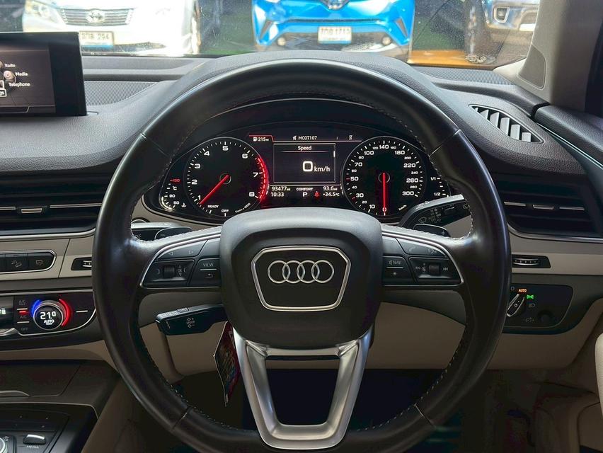 รหัสรถ JRS4994 พบกับรถเข้าใหม่ AUDI Q7 55 TFsi q S Line ปี 2018 สีดำ ดุๆ  13