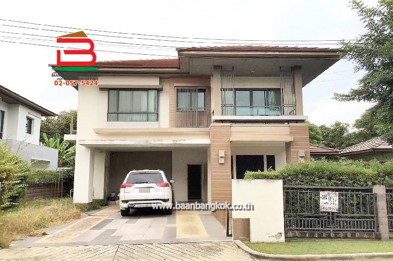 บ้านเดี่ยว โครงการ เศรษฐสิริ ชัยพฤกษ์-แจ้งวัฒนะ เนื้อที่ 84.9 ตรว. ถนนแจ้งวัฒนะ ต.บางพลับ อ.ปากเกร็ด จ.นนทบุรี 1