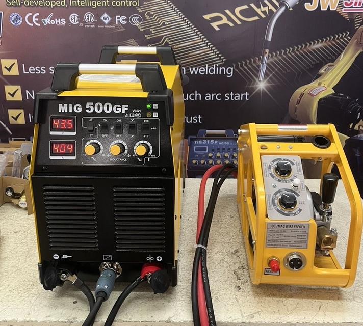 MIG500GF 500A 380V ฟีดแยก เครื่องเชื่อมซีโอทู RILON