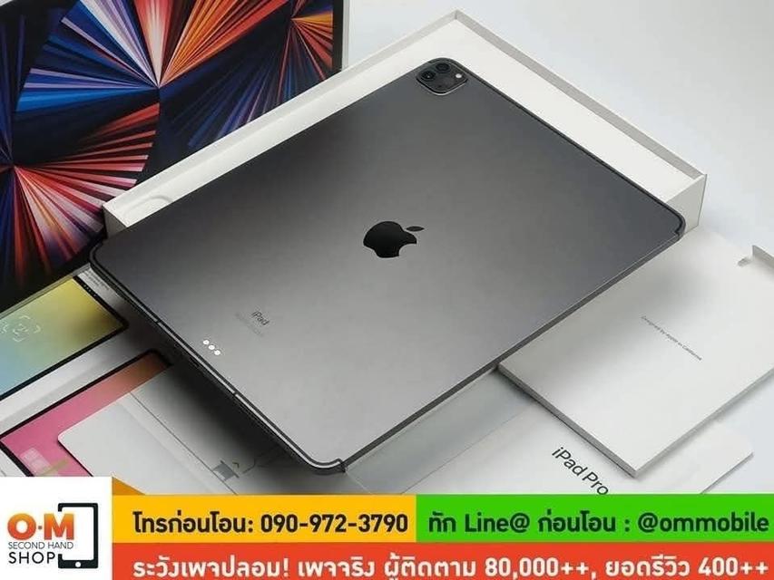 ขาย/แลก iPad Pro 12.9 Gen5 M1 128GB Cellular + Wifi ศูนย์ไทย สุขภาพแบต 100% สภาพสวยมาก ครบกล่อง เพียง 24,990 บาท 2