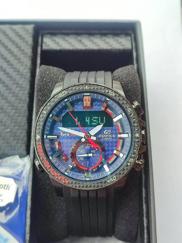 Casio Edifice Limited Edition รุ่น ECB-800TR-2A  สินค้ามือสองสภาพ Nos. ศูนย์ CMG. อุปกรณ์ครบยกกล่อง.