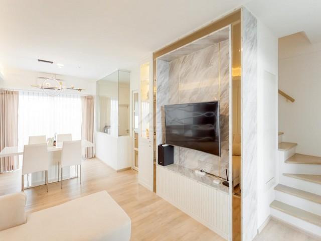 ให้เช่าทาวน์โฮม 2 ชั้น 130 ตร.ม. 3 ห้องนอน หมู่บ้าน อินดี้ 2 บางนา - รามคำแหง 2 บ้านสวยพร้อมอยู่ ใกล้ Mega Bangna 8