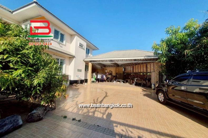 บ้านเดี่ยว บ้านสร้างเอง (ใกล้ตลาดสดหนองจอก) เนื้อที่ 199 ตรว. แขวงโคกแฝด เขตหนองจอก 1