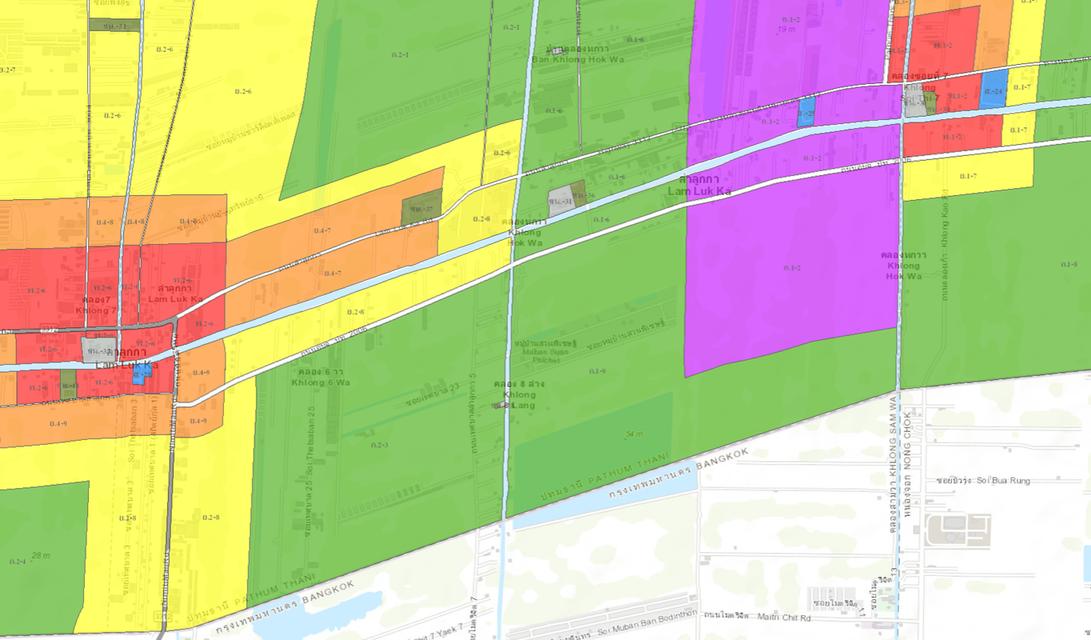 ขายที่ดิน ผังสีม่วง(ที่ดินประเภทอุตสาหกรรม) ,土地出售，紫色圖（工業用地） 14