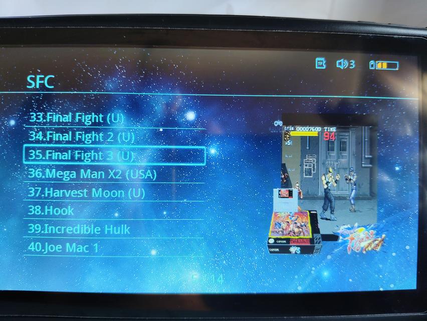 Games คอนโซล7"รวมเกมส์เก่า fc/sfc/md/gb/gba/ps รูปที่ 3