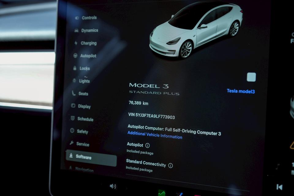 รหัสรถ CBL462 📌 TESLA Model 3 Standard Range Plus AT 2021 8