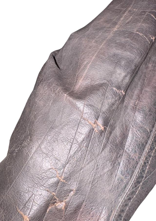 เสื้อ jacket Harley Davidson อก38 ยาว23 ตำหนิกระดุมบนขาด/รอยแตกใต้แขน รูปที่ 8